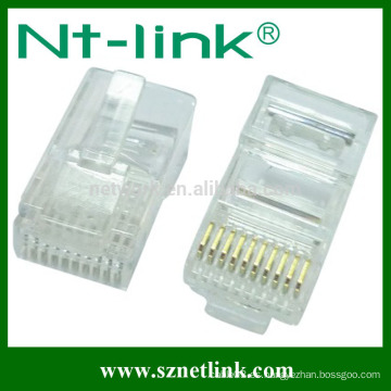 Cat6 RJ45 10P10C UTP unshield modular conector / conector